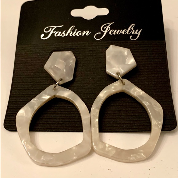 Acrylic Stud Hoop Earrings $9 - Picture 8 of 10